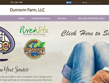 Tablet Screenshot of dunrovinfarm.com